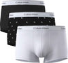 CALVIN KLEIN Erkek Beyaz-Siyah Boxer LV00NB4389 3TH