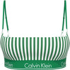 CALVIN KLEIN Kadın Yeşil-Beyaz Bikini Üstü LV00Q61130 4ZF
