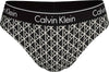 CALVIN KLEIN Kadın Siyah-Beyaz Bikini Altı LV00Q61132 32N