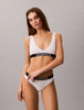 Calvin Klein Beyaz Kadın Bikini Üstü