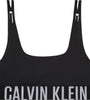 CALVIN KLEIN Kadın Marka Logolu Elastik Bantlı Günlük Kullanıma Uygun Siyah Sütyen LV00QF8478 UB1