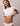 CALVIN KLEIN Kadın Marka Logolu Beyaz Elastik Bantlı Beyaz T-Shirt LV00QF8495 100