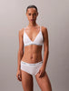CALVIN KLEIN Kadın Marka Logolu Beyaz Elastik Bantlı Beyaz Sütyen LV00QF8498 100