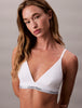 CALVIN KLEIN Kadın Marka Logolu Beyaz Elastik Bantlı Beyaz Sütyen LV00QF8508 100