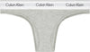 CALVIN KLEIN Kadın Marka Logolu Elastik Bel Bantlı Gri Külot LV00QF8522 P7A