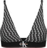 CALVIN KLEIN Kadın Siyah-Beyaz Sütyen LV00QF8703 2Y1