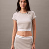 CALVIN KLEIN RIB CROP T-Shirt