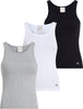 CALVIN KLEIN SCOOP NECK COTTON TANK 3PK ERKEK ATLET