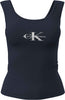 CALVIN KLEIN Kadın Lı Nem Emici Kumaşlı Lacivert T-Shirt LV00QS7603 0PP