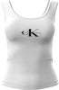 CALVIN KLEIN Kadın Lı Nem Emici Kumaşlı Beyaz T-Shirt LV00QS7603 100