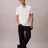 CALVIN KLEIN Erkek Beyaz Polo Yaka T-Shirt LV040EM269 YAD