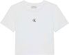 CALVIN KLEIN Kadın Beyaz T-Shirt LV047AB213 YAF