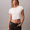 CALVIN KLEIN Kadın  Ekru T-Shirt LV047AB802 YC9