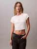 CALVIN KLEIN Kadın  Ekru T-Shirt LV047AB802 YC9