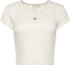 CALVIN KLEIN Kadın Ekru T-Shirt LV047C200G F7J
