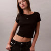 CALVIN KLEIN Kadın Siyah T-Shirt LV047C200G UB1