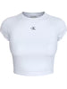 CALVIN KLEIN Kadın Beyaz T-Shirt LV047C211G YAA