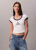 CALVIN KLEIN Kadın Krem T-Shirt LV047C258G YAS
