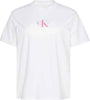 CALVIN KLEIN Kadın Beyaz T-Shirt LV047C856G YAF