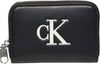 CALVIN KLEIN Kadın Birden Fazla Kart Yuvalı Siyah-Beyaz Cüzdan LV04F1154G 3L2