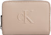 CALVIN KLEIN SCULPTED MED ZIP AROUND KADIN CÜZDANI