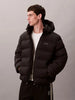 CALVIN KLEIN Erkek Marka Logolu Kapitone Regular Fit Kalıp Siyah Mont LV04LD517G UB1