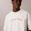 CALVIN KLEIN Erkek Krem T-Shirt LV04RC225G 6QH