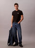 CALVIN KLEIN Erkek Siyah T-Shirt LV04RC272G UB1