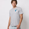 CALVIN KLEIN Erkek Gri T-Shirt LV04RC843G P79