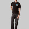 CALVIN KLEIN Erkek Siyah T-Shirt LV04RC843G UB1