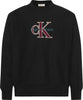 CALVIN KLEIN Erkek Fermuarlı Siyah Sweatshirt LV04RE200G UB1