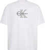 CALVIN KLEIN Erkek Beyaz T-Shirt LV04RE815G YAF