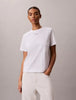 Calvin Klein Lı Pamuklu Beyaz Kadın T-Shirt