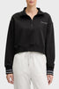 CALVIN KLEIN Kadın Pamuk Karışımlı Siyah Sweatshirt LVGWFW310 UB1