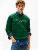 TOMMY HILFIGER Erkek Bisiklet Yaka Yeşil Sweatshirt MW0MW11596 L6K