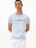 TOMMY HILFIGER Erkek Açık Mavi T-Shirt MW0MW11797 C1O