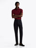 TOMMY HILFIGER Erkek Marka Bordo Polo Yaka T-Shirt MW0MW17770 VLP