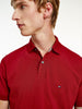 TOMMY HILFIGER Erkek Koyu Kırmızı Polo Yaka T-Shirt MW0MW17770 XIT