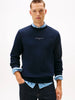 TOMMY HILFIGER Erkek Lacivert Sweatshirt MW0MW33639 DW5