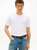 TOMMY HILFIGER Erkek Beyaz T-Shirt MW0MW37313 YBR