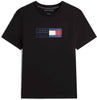 TOMMY HILFIGER Erkek Siyah T-Shirt MW0MW42366 BDS
