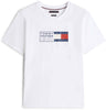 TOMMY HILFIGER Erkek Beyaz T-Shirt MW0MW42366 YBR