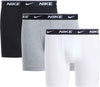 NIKE Erkek Beyaz-Gri-Siyah Boxer NQ00KE1285 XYO