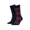 Tommy Hilfiger Th Men Duo Stripe Sock2'li Erkek Çorap