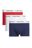 CALVIN KLEIN Erkek Beyaz-Lacivert-Kırmızı Boxer U2664G I03