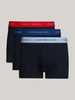 Tommy Hilfiger 3P Wb Trunk Erkek Boxer