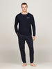 Tommy Hilfiger LS JERSEY PJ SET PRINT CUFFED Pijama Takımı