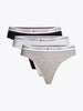 Tommy Hilfiger 3 PACK BIKINI (EXT. SIZES) Külot