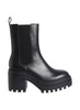 CALVIN KLEIN Kadın Marka Logolu Şık Görünüşlü Deri  Gündelik Kullanıma Uygun BLACK Bot & Bootie YW0YW01547 0GJ