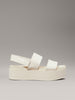CALVIN KLEIN FLATFORM SANDAL SLING IN KADIN SANDALET